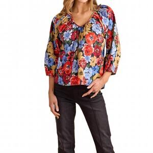 NEW DOUBLE A beatrice top in nocturnal